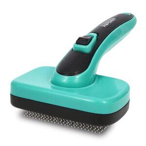 Dogs Self Cleaning Slicker Brush for Shedding & Grooming Short Long Haired Pets
